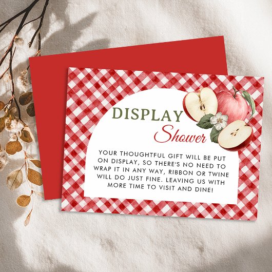 Apple of Our Eye Displayシャワーカード エンクロージャーカード