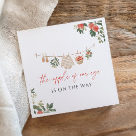 Apple of Our Eye Fall Baby Shower スタンダードカクテルナプキン