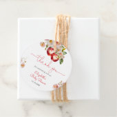 Apple of Our Eye Fruit赤ちゃんシャワーありがとう フェイバータグ (インサイチュ)