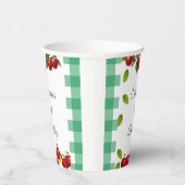 Apple of Our Eye Gingham Birthday Cups 紙コップ (右)
