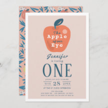 Apple of our Eye Girl Pink 1st誕生日