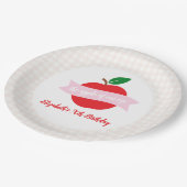 Apple Of Our Eye Girls Birthday ペーパープレート (アングル)