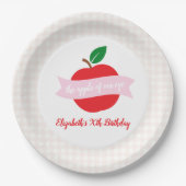 Apple Of Our Eye Girls Birthday ペーパープレート (正面)