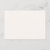 Apple Of Our Eye Girls Birthday Apple Picking エンクロージャーカード (裏面)