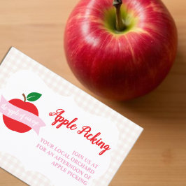 Apple Of Our Eye Girls Birthday Apple Picking エンクロージャーカード