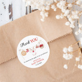 Apple of Our Eye Orchard Harvestベビーシャワー ラウンドシール