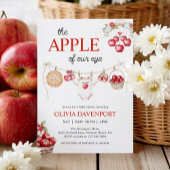 Apple of Our Eye Orchard Harvest秋ベビーシャワー 招待状