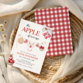 Apple of Our Eye Orchard Harvest秋ベビーシャワー 招待状