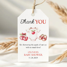 Apple of Our Eye Orchard Harvest Baby Showerの特典 ギフトタグ