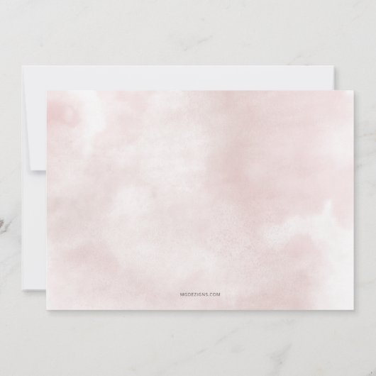 Apple of Our Eye Photo First誕生日 招待状 (裏面)