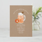 Apple Of Our Eye SipとSee Cider Cardstock 招待状 (スタンド正面)