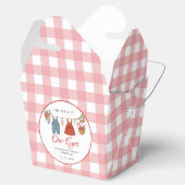 Apple of our eyes Fruit Fall baby shower thank you フェイバーボックス (オープン)