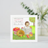 Apple of Your Eye Rosh Hashanahカード (スタンド正面)