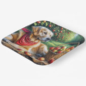 Apple Orchardのゴールデンレトリバー ペーパープレート (傾斜あり)