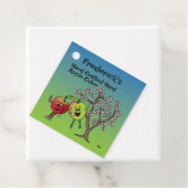 Apple Pals Cartoon Cider Pieおもしろいと続く フェイバータグ (インサイチュ)