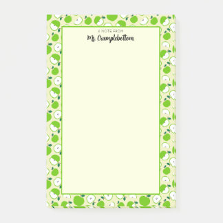 Apple Pattern Aノートから先生かわいい ポストイット