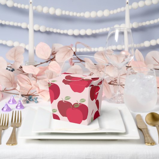 Apple Pattern Take Out Favorites Box forパーティー・ギフト フェイバーボックス (ウェディング)