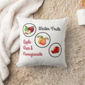 Apple、Pear、およびPomegranateのシンボル クッション (ブランケット)