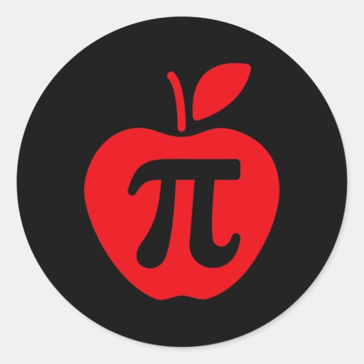 Apple Piデイシャツ ラウンドシール (正面)