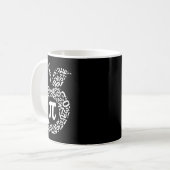 Apple Pi代数サイン数学おもしろいPi日ギフト コーヒーマグカップ (正面左)