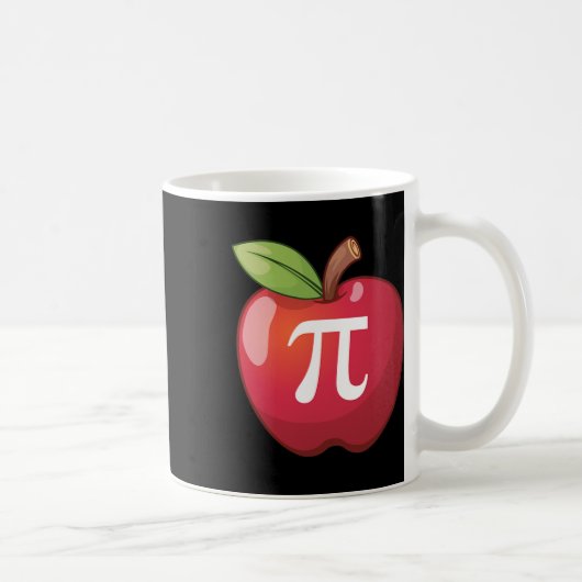 Apple Pi – 数学愛好家の数学先生Pi Day コーヒーマグカップ (右)