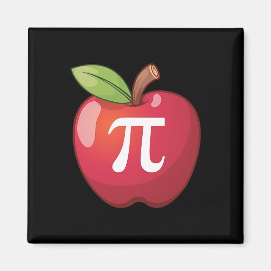 Apple Pi – 数学愛好家の数学先生Pi Day マグネット (正面)