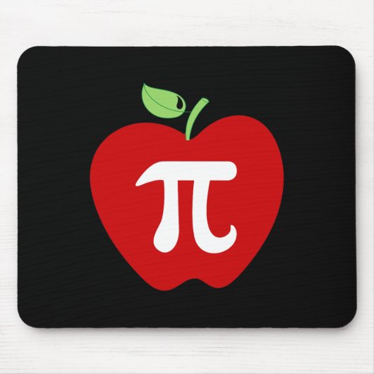 Apple Pi Apple Pie食べ物愛好家Math先生学生 マウスパッド (正面)