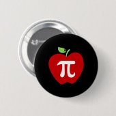 Apple Pi Apple Pie食べ物愛好家Math先生学生 缶バッジ (正面&裏面)