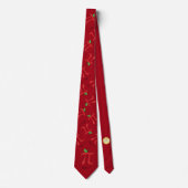Apple Pi Cute Math Teacher Pi Day Men's Tie ネクタイ (正面)