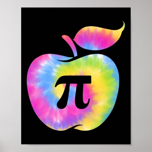 Apple Pi Day おもしろい 3.14 Pi Day数学先生Pi Ma ポスター (正面)