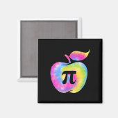 Apple Pi Day おもしろい 3.14 Pi Day数学先生Pi Ma マグネット (正面/裏面)