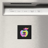 Apple Pi Day おもしろい 3.14 Pi Day数学先生Pi Ma マグネット (インサイチュ (食洗機))