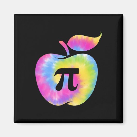 Apple Pi Day おもしろい 3.14 Pi Day数学先生Pi Ma マグネット (正面)