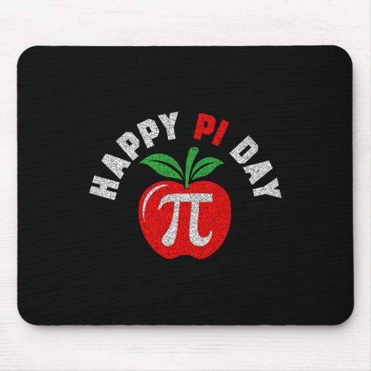 Apple Pi Day 3.14数学先生学生ギークおたくG マウスパッド (正面)