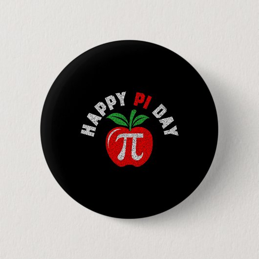 Apple Pi Day 3.14数学先生学生ギークおたくG 缶バッジ (正面)