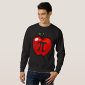 Apple Pi Day Math Lover先生学生3 14 Apple スウェットシャツ (正面フル)