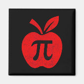 Apple Pi Day Tee Math先生Pi Math Kids マグネット (正面)