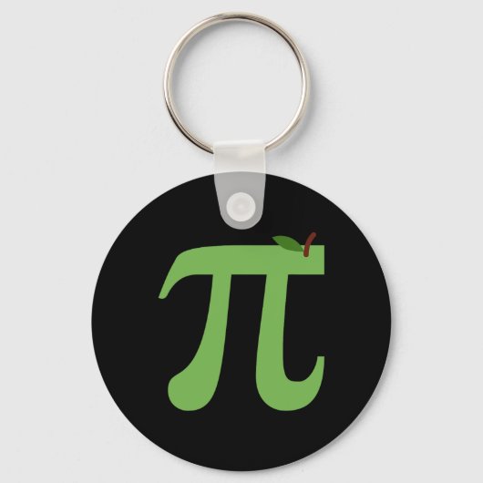 Apple Pi Math おもしろい Pi Pi Day Pie Joke For Math Lo キーホルダー (正面)