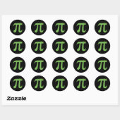 Apple Pi Math おもしろい Pi Pi Day Pie Joke For Math Lo ラウンドシール (シート)
