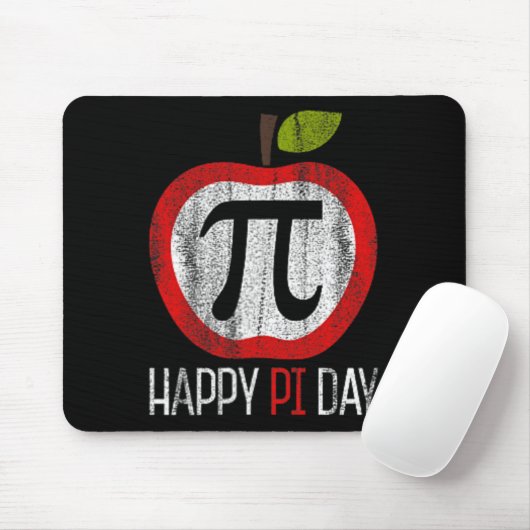 Apple Pi Shirt Math マウスパッド (マウス)