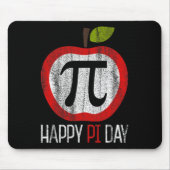 Apple Pi Shirt Math マウスパッド (正面)