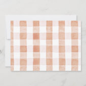 Apple Picking Basket & Apple Tree誕生日写真 招待状 (裏面)