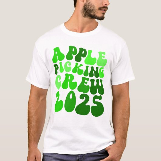Apple Picking Crew 2025 Orchard Apple Picking Crew Tシャツ (正面)