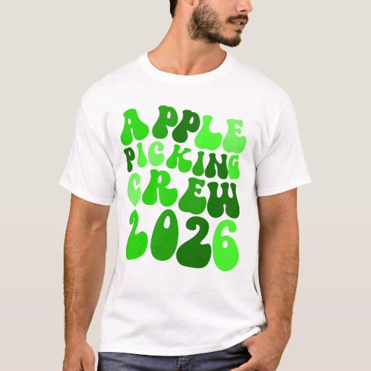 Apple Picking Crew 2026 Orchard Apple Picking Crew Tシャツ (正面)