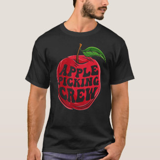Apple Picking Crew Kids Men Women秋Apple Orch Tシャツ