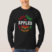 Apple Picking Farmer Fall For Toddlers Kids Women  Tシャツ (正面)