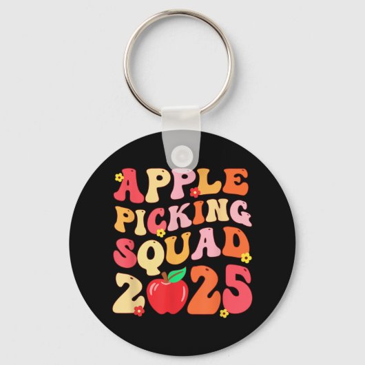 Apple Picking Squad 2025秋農家Apple Orchard キーホルダー (正面)