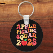 Apple Picking Squad 2025秋農家Apple Orchard キーホルダー (正面)