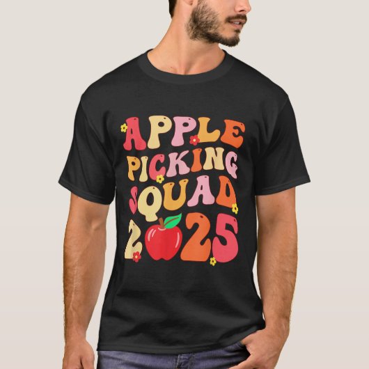 Apple Picking Squad 2025秋農家Apple Orchard Tシャツ (正面)