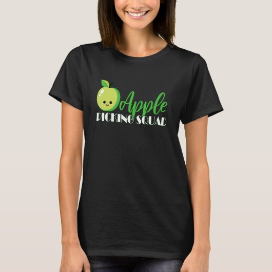 Apple Picking Squad Apple Pickingマッおもしろいチング Tシャツ (正面)